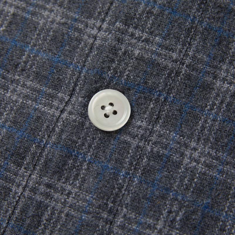 Mark Fairwhale Men's Vintage Plaid Long Sleeve Casual Shirt
