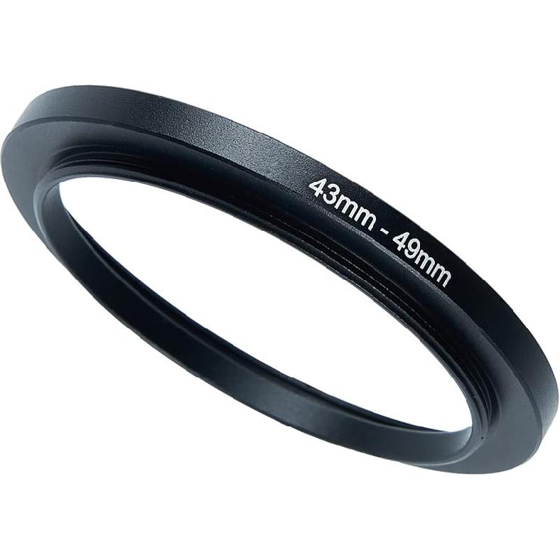 49mm To 58mm Step-Up Ring Filter Adapter for All Brands UV ND CPL Metal Ring Step-Up Rings Adapter Filter (49mm-58mm)
