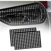 2 Pack Headlight Taillight Tint Stars Shape Honeycomb Pattern Tail Light Lamp Cover Film Car DIY Self Adhesive Tint Film Sheet 18.89'' X 11.81'',