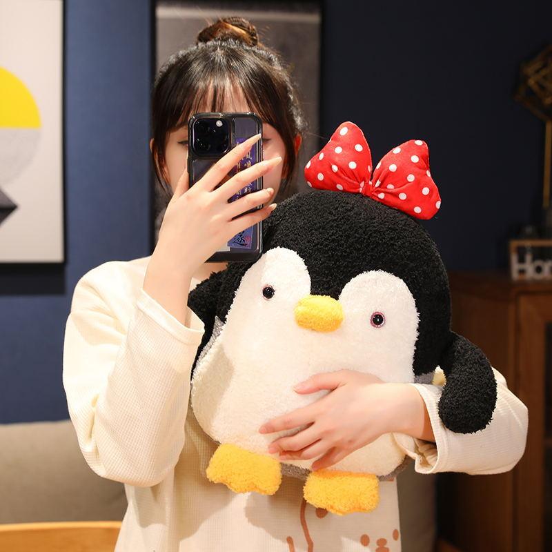 Ocean Zoo Kreskówkowy Pingwin Pluszowa Lalka Lalka Mała Zabawka Pingwin Dziewczyna Duża Poduszka Lalka Prezent
