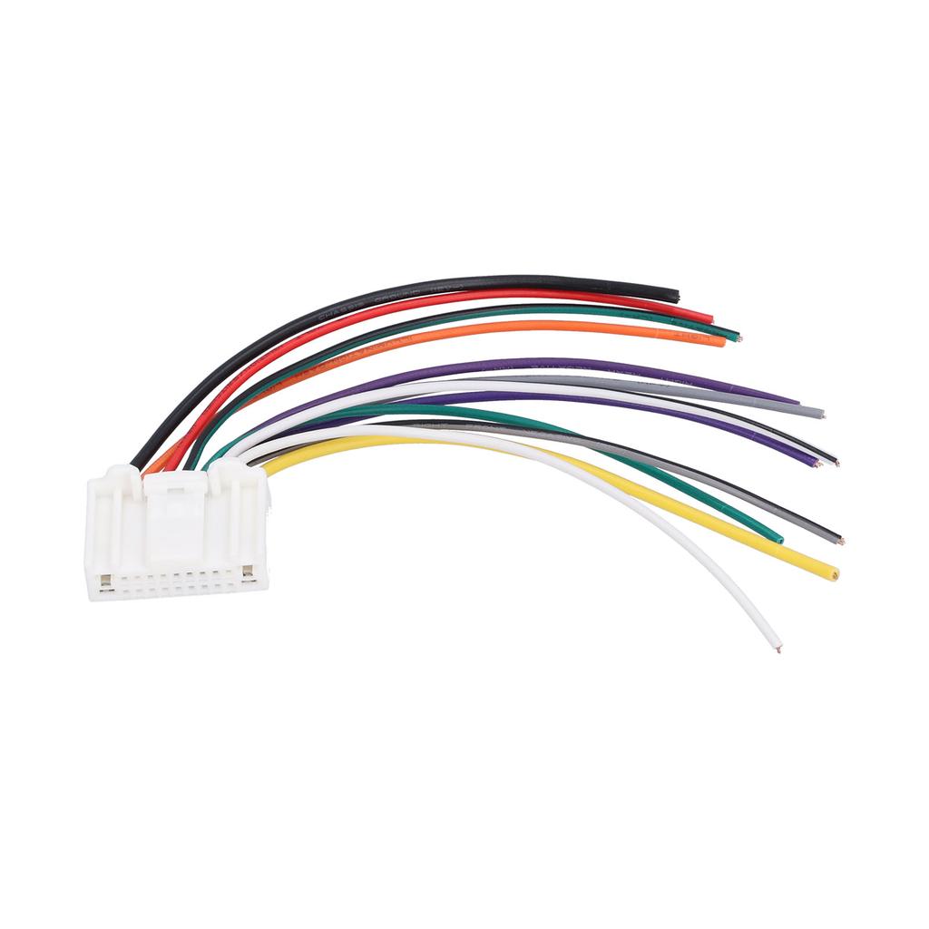 12 Pin Audio Wire Harness Accessory Replacement for Nissan Tiida Car Dual Stereo System