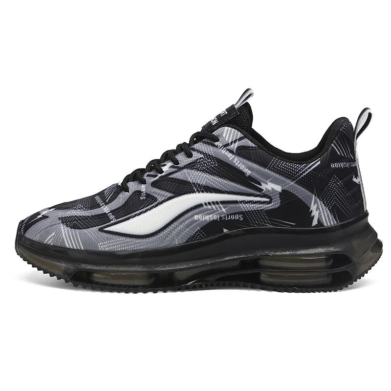 Running Shoes Men Lightweight Mesh Anti-slip Wear-resistant Casual Shoes Men Lace-up Sports Breathable Walking Shoes Men