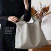 VITAFELICE Genuine Leather 2-Way Square Tote Bag for Women, 9003 (lgy)