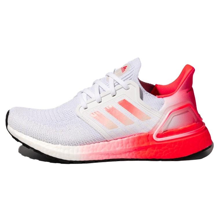 (WMNS) adidas Ultraboost 20 White Signal Pink Women s G55838 EU 37⅓