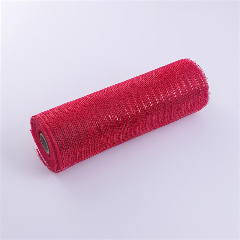 Christmas Tree Decorations Mesh Ribbon - For Wreath, Bow, Garland | Christmas/New Year Home Decor & Navidad Gift Accessories