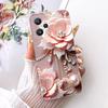Transparent For Realme Q5 Case RMX3478 Cute Fashion Butterfly Funny Painted Soft Bumper Cover For Real me Q5 Casing
