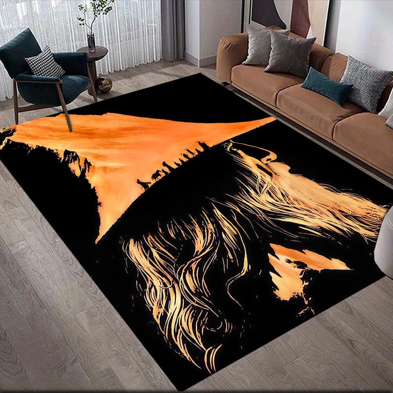 

Gandalf Anti-Slip Floor Mat, Rectangular Carpet for Home Bedroom, Sofa & Game Area Decor 60x90cm