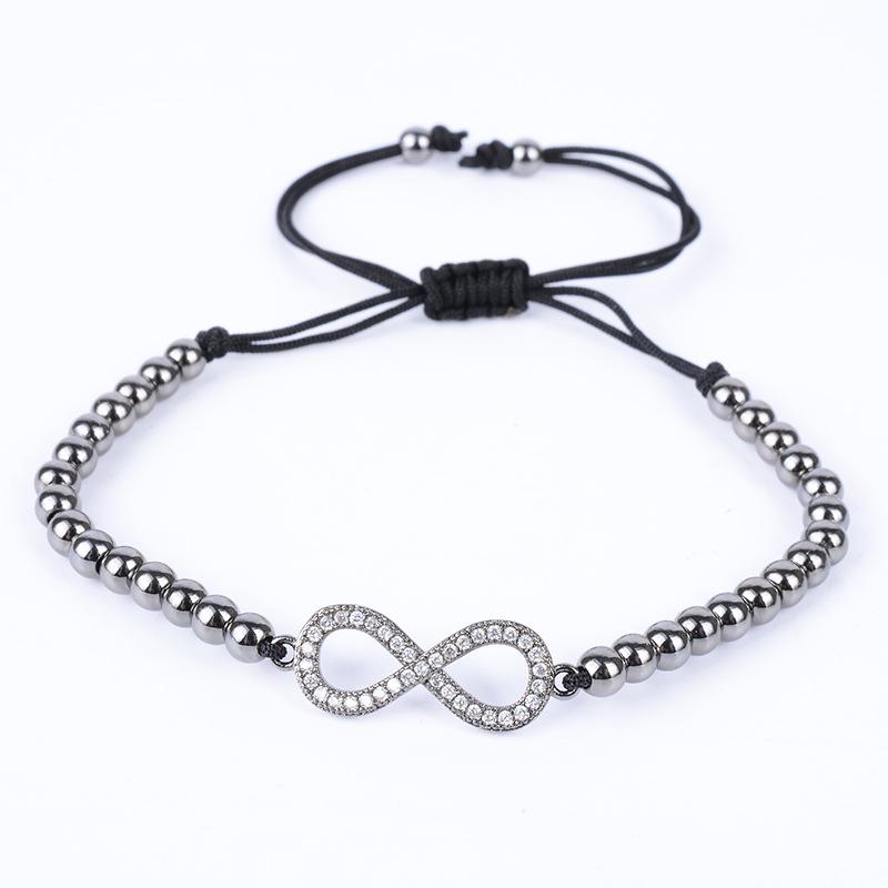 JYL TS Bracelet Spartan Zircon Style Embodies Bravery And Success gun black cyber виноградного