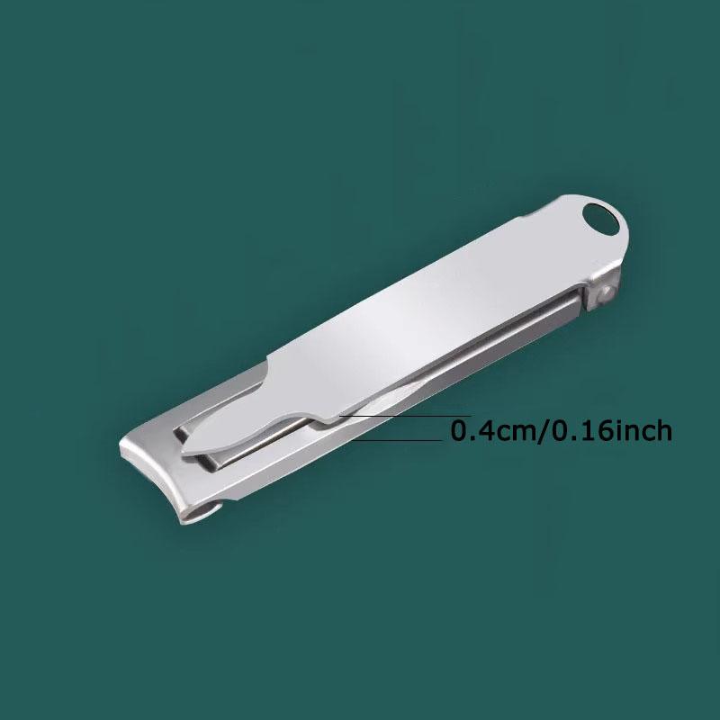 WTEMPO Tragbarer Faltbarer Nagelknipser Schlüsselanhänger Edelstahl Nagelknipser mit Ring Kreatives DIY Weihnachtsgeschenk Türschlüssel Autoschlüssel Deko Anhänger