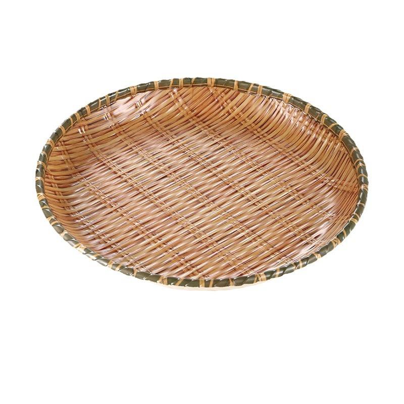 Imitation Bamboo Plate Personalized Creative Tableware  Long Plate Fried Food  Fried Skewer Dustpan Fruit Plate