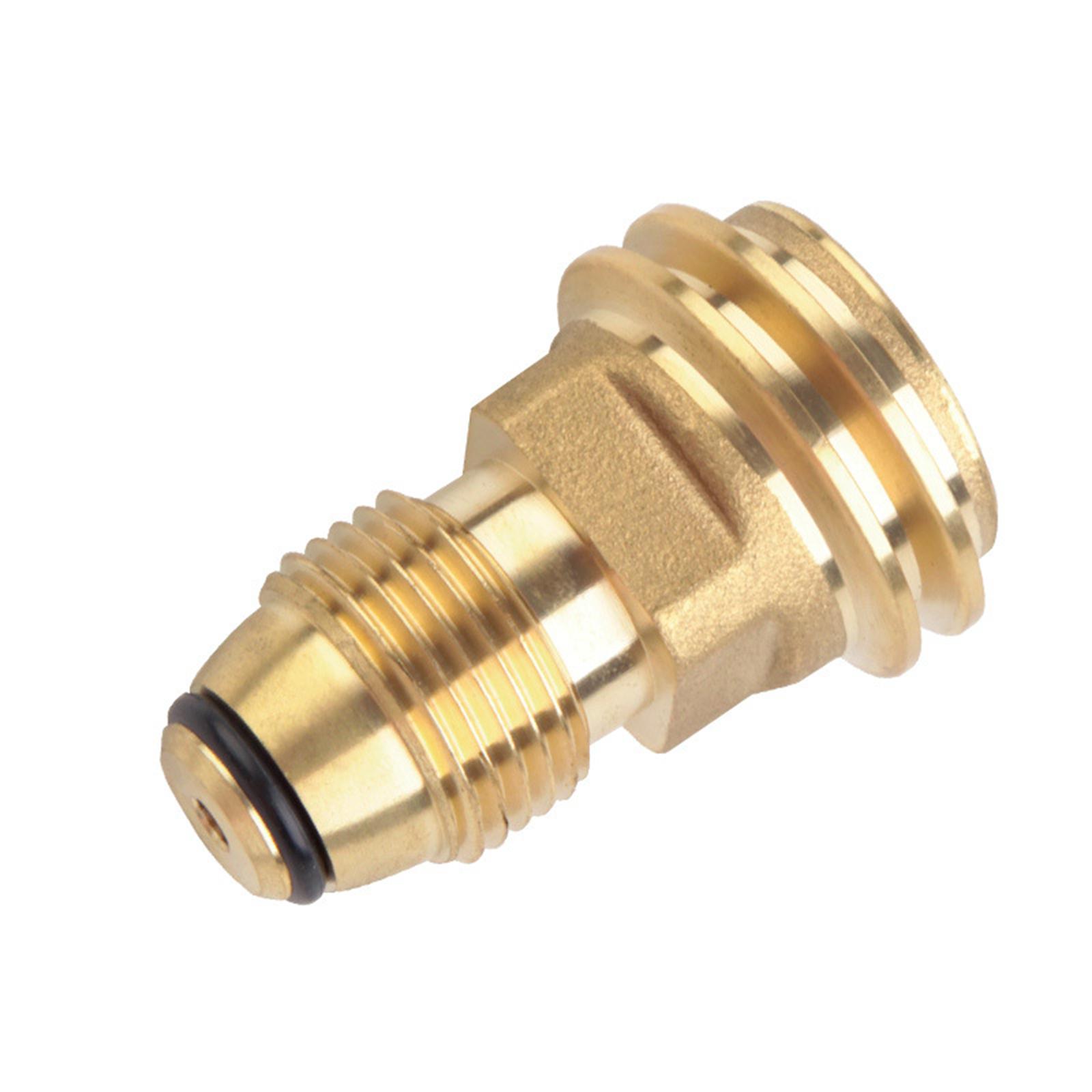 

Propane LP TANK POL Service Valve to QCC Outlet Brass Adapter Part Camping Outdoor Propane Inflation Connector Gas Stove
