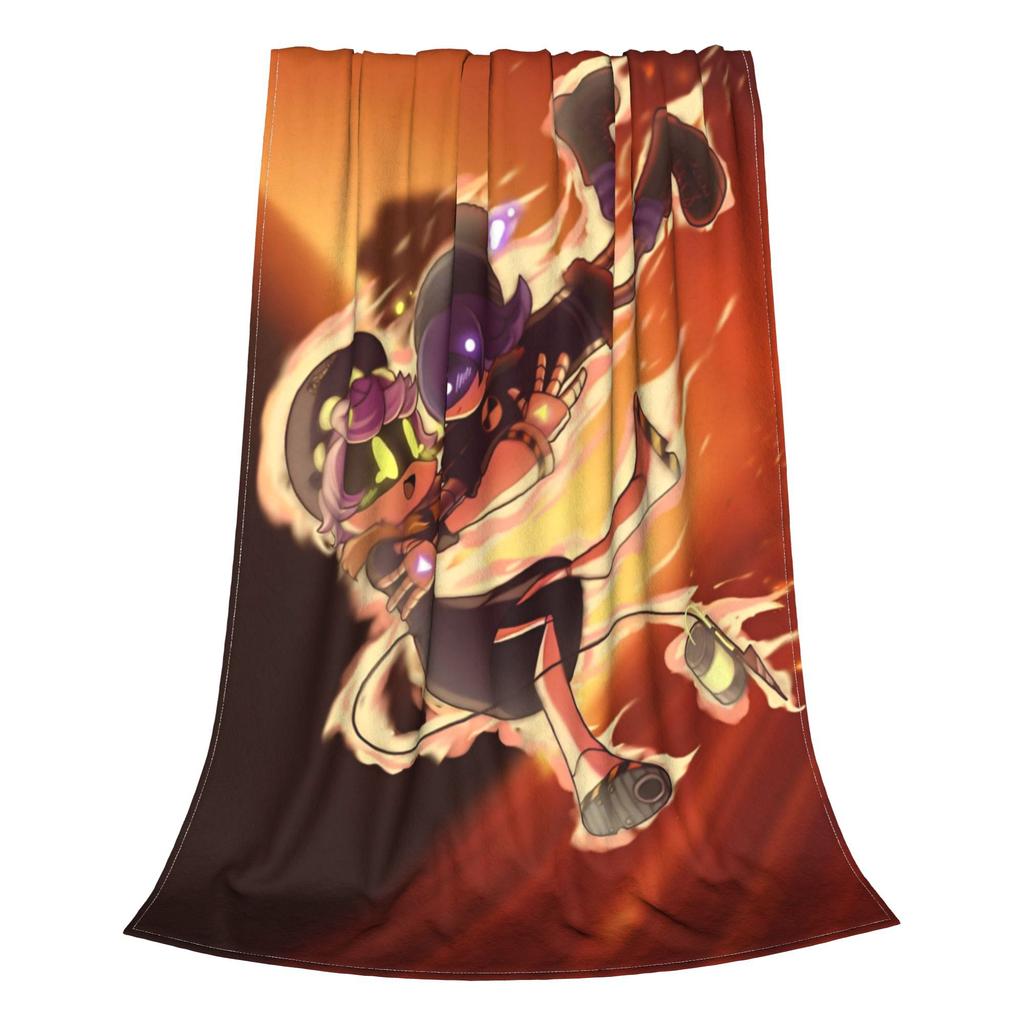 Murder Drones N and Uzi Fleece Throw Blanket  Blanket for Home Travel Warm Bedroom Quilt