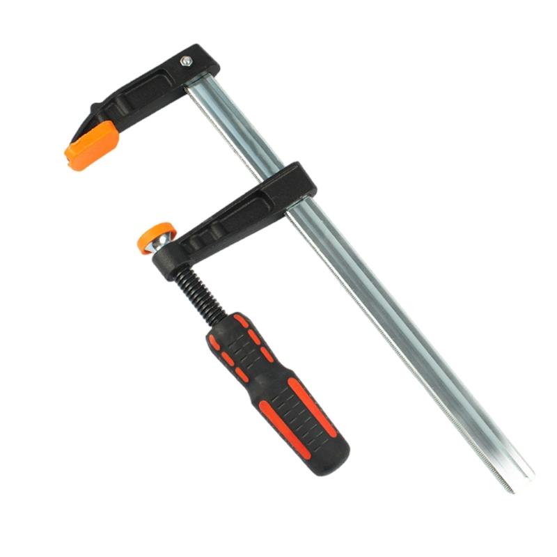 F Clamp with Ergonomic Design for Woodworking and Crafting Applications Heavy Duty Adjustable Metal Working Bar Clamp