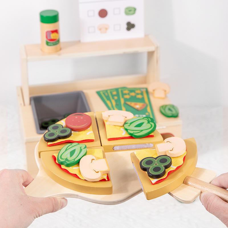 Imaginative Play Wooden Pizza Oven Toy For Kids Early Development And Fun Family