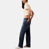 Calvin Klein Soft Breathable Comfortable Short Sleeve Polo Shirt Women Tops Yellow Striped 47AB206-740