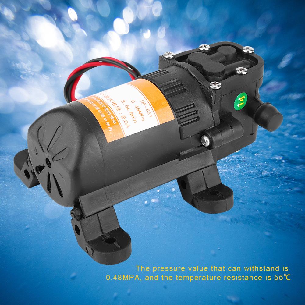 High Quality Plastic Mini Diaphragm Water Pump 12V 0.48MPA 3.5L Min