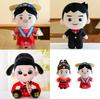 Wedding Plush Couple Dolls With Soft Short For Romantic Home Decor