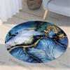 Nordic Flora and Fauna Geometric Printing Pattern Circular Carpet Home Living Room Sofa Bedroom Floor Decoration Carpet