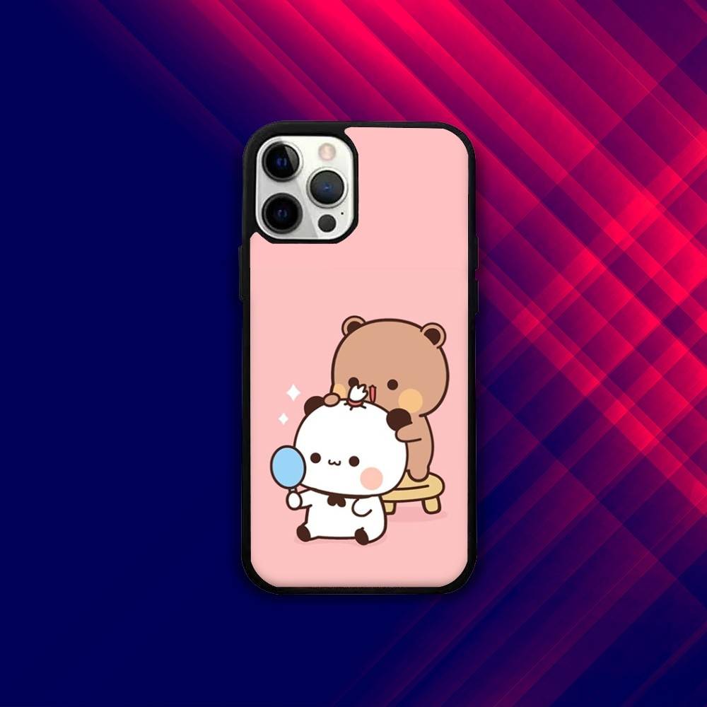 Cute Cartoon BUBU DUDU Phone Case For iPhone 16e,16,15,14,13,12,11,Plus,Pro,Max,Mini Magsafe Magnetic Wireless Charging