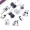Hand-Painted Ceramic Animal Pendants - Rabbit, Red Panda, Kitty