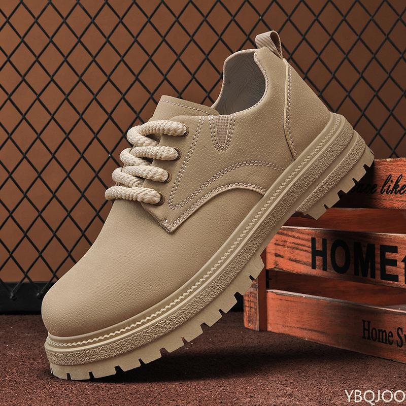 Simple comfortable spring autumn new low cut men's shoes fashionable casual workwear shoes  Elegant minimalist work shoes