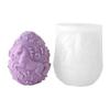 Embossed Horse Easter Eggs Shape Silicone Molds Heat Resistant for Resin Casting Making Candle Soap Home Decoration