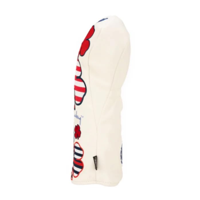 Black Clover FLAG DAY HYBRID COVER WHITE/NAVY/RED BCJS5AF003UT Golf Headcover for Utility Clubs