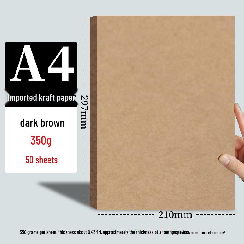 A5 Kraftový papír a A4/A3 Karton pro dětskou tvorbu - Zesílený, Univerzální & Odolný