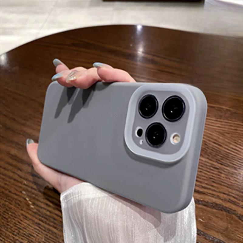 

Jelly Official Real Liquid Silicone Подходит для iPhone 16 Чехол для телефона Skin Feeling Full-inclusive Lens Apple 15 Защитный чехол iPhone11