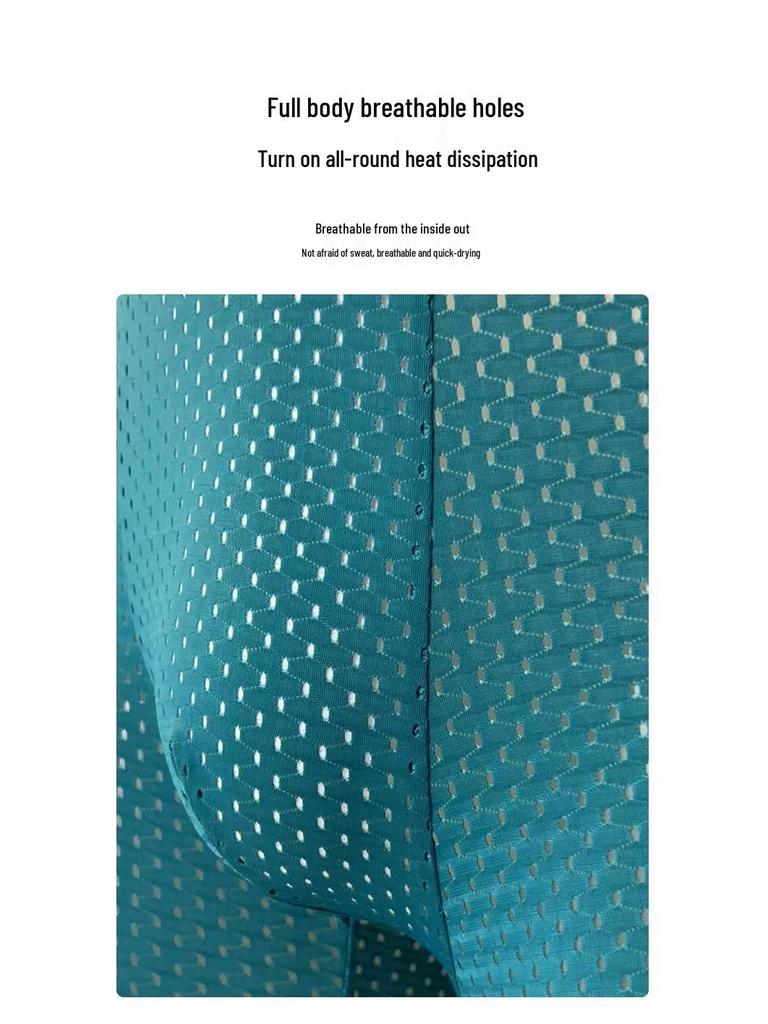 Men's Plus Size Ice Silk Mesh Sports Underwear: Summer Anti-Chafing Running Briefs with Extended Four-Corner Design