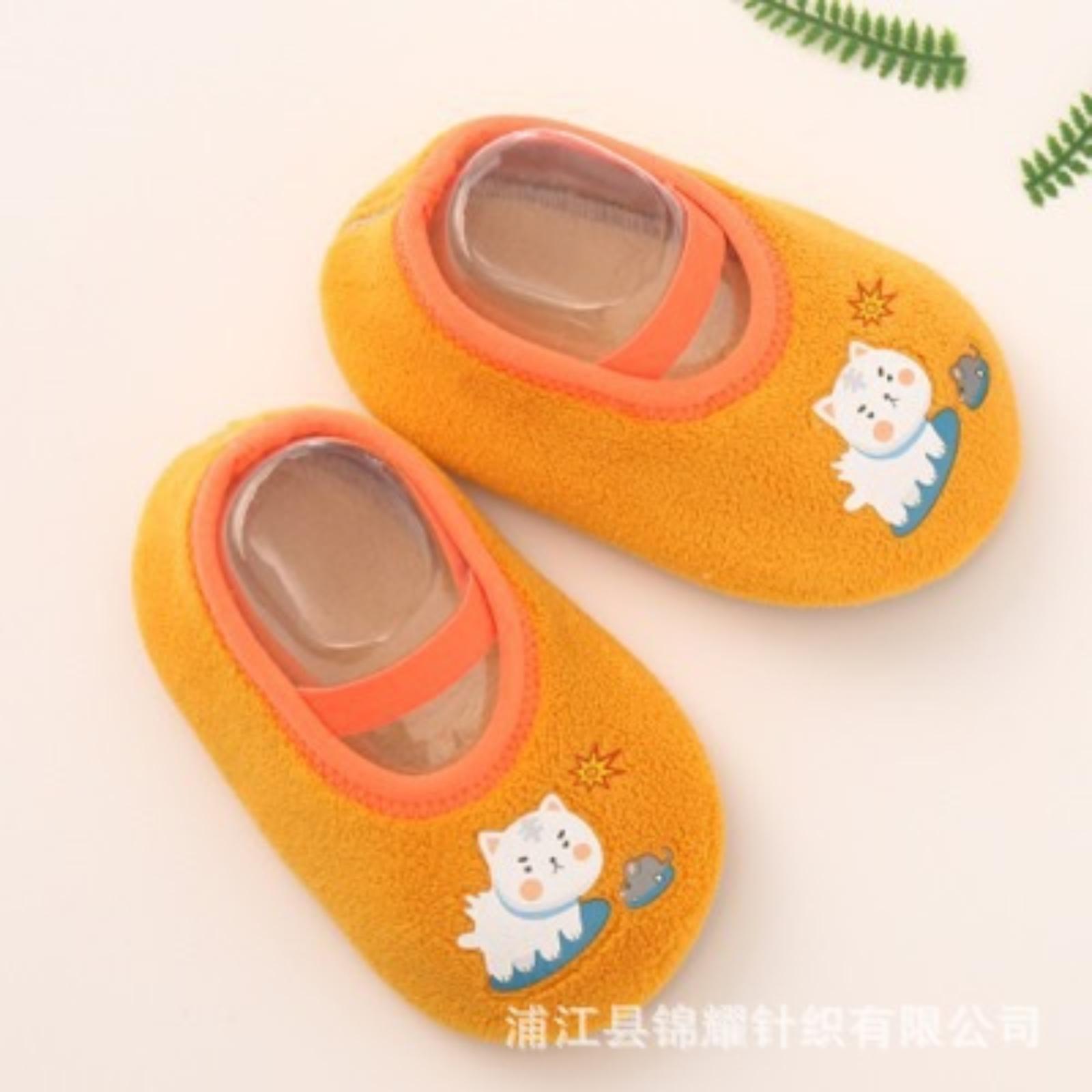 

Floor Socks For Children And Infants Baby Walking Shoes For Indoors And Winter Warmth Soft-Soled - Socks And Sock Covers XL