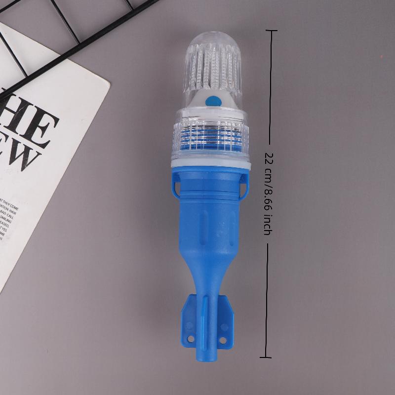 Waterproof Net Flash Warning Light Marine Signal Light Waterproof LED Fishing Light Fishery Double Flash Lamp Buoy Signal Light