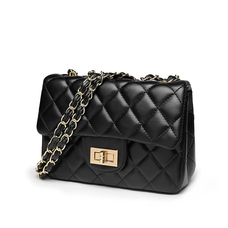 Fashion Korean Style Trendy Diamond Shaped Women's Bag Chain One Shoulder Crossbody Bag