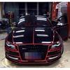 1 Roll 46M Red Reflective Strip Sticker Tape For Car Motorcyle Body Trim Decal