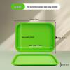Thickened Rectangular Anti-Slip Plastic Serving Tray