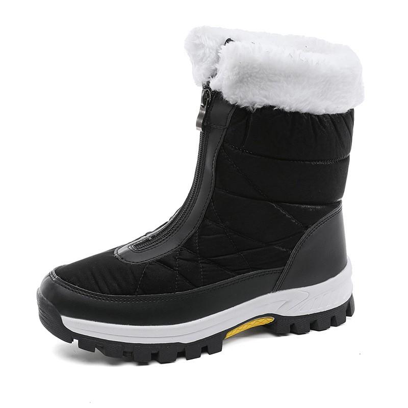 

Women s Boots Snow Fur Woman Shoes Platform Ladies Shoes Keep Warm Ankle Boots Solid Women s Winter Footwear Botas Mujer 42 чорний