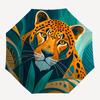 1pc JaguarAutomatic Open/close Folding Umbrella, Compact Portable Travel Umbrella, Perfect Birthday/Holiday, Cute Umbrella y036