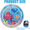 Interactive Sensory Play Mat with Air Pump Summer Cooling Pad Cat Water Bed Playmat for Indoor Cats