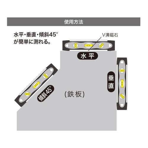 JEFCOM Pocket Level, Horizontal, Vertical, and 45 Degree Diagonal, ML-23SF