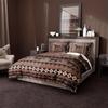 Western Country Wind Horse Printing Three-piece Quilt Cover Sheet Bedding Home Textiles