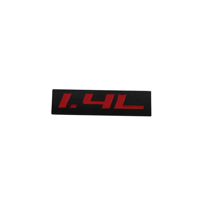 

Premium 1.4L 1.4 L for Universal car Engine Hood Fender trunk Tail Rear Bonnet Nameplate Decal Emblem Badge Sticker