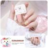 New Twin Iridescent Glitter Nail Polish Set - No-Bake, Non-Peel Transparent Oil-Based Formula with Two Colors