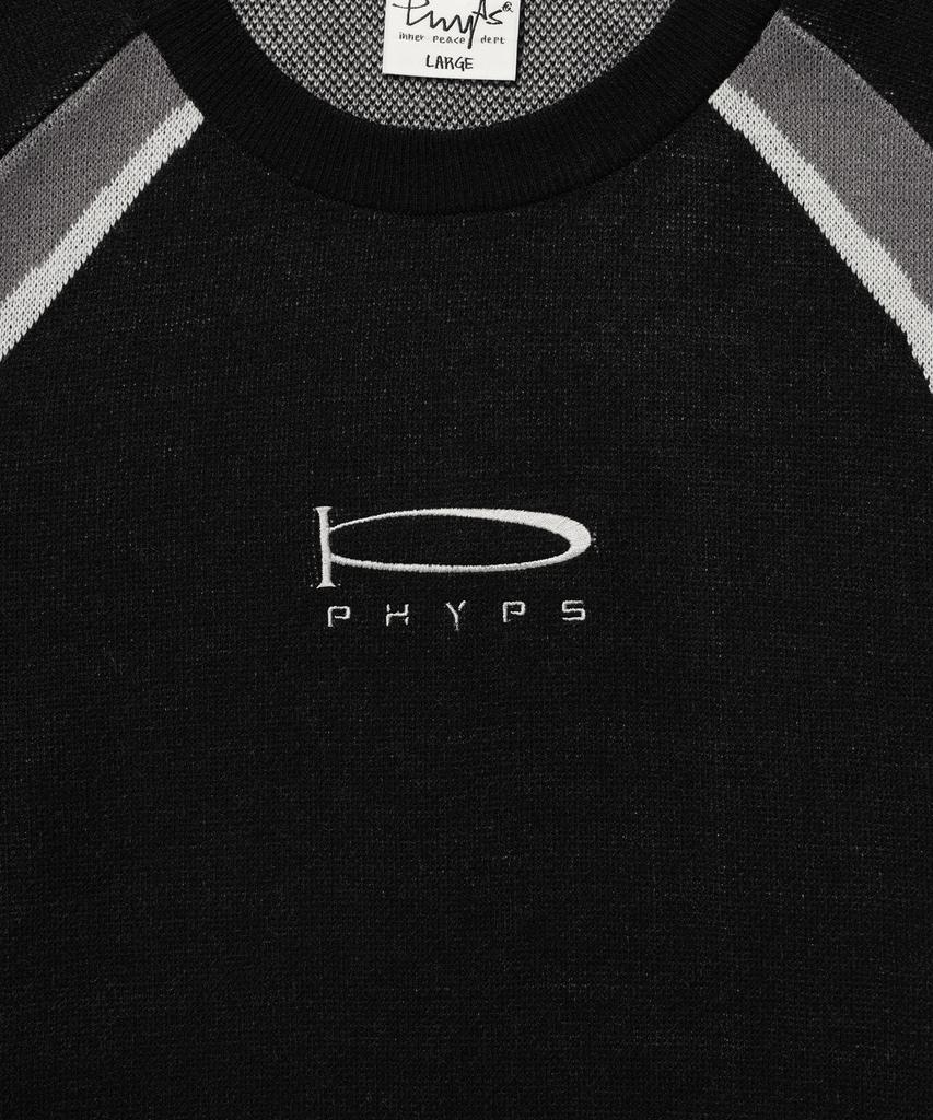 PHYSICAL DEPARTMENT Color Block Knit Black