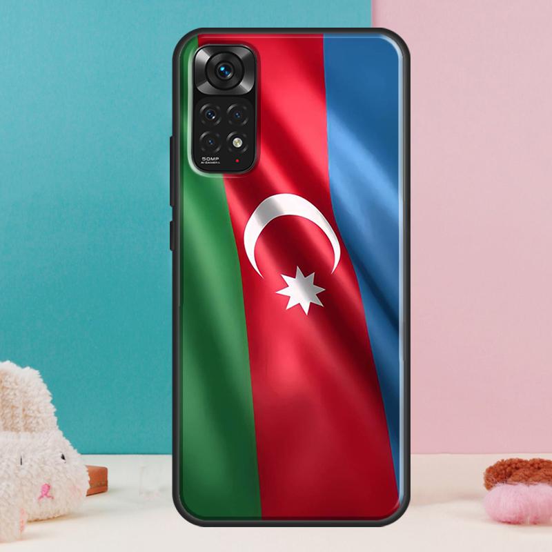 Azerbaijan Flag Case For Xiaomi Redmi Note 13 Pro 14 12 11 9 10 9S 10S 11S 12S Redmi 14C 13C 10C 12C Cover