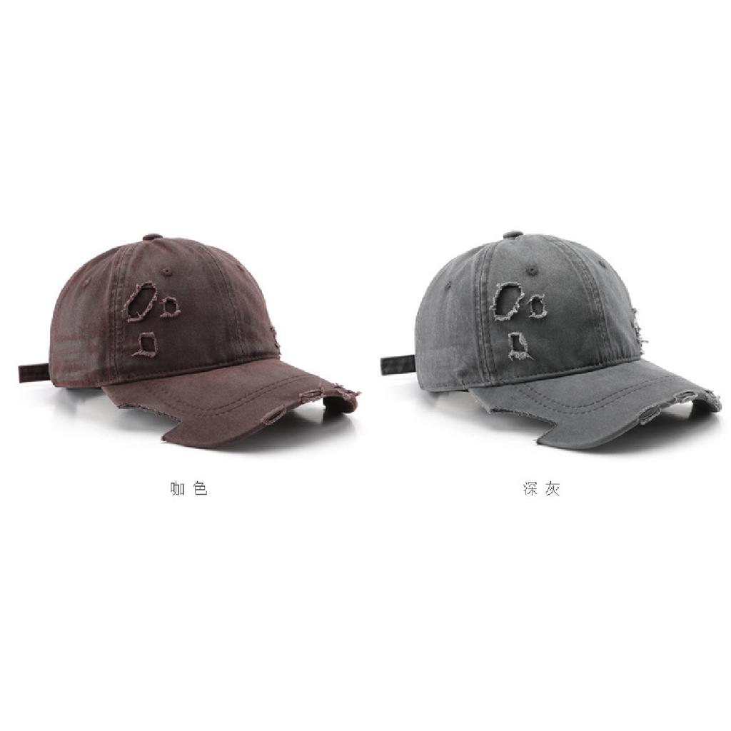 Women's Solid-color, Plain Baseball Cap with a Hole Cutout, Suitable for Outdoor Activities, Travel, and Sun Protection