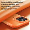 For iPhone 16 Pro Max Case Compatible with MagSafe Rotating Kickstand Litchi Texture PC TPU Phone Cover