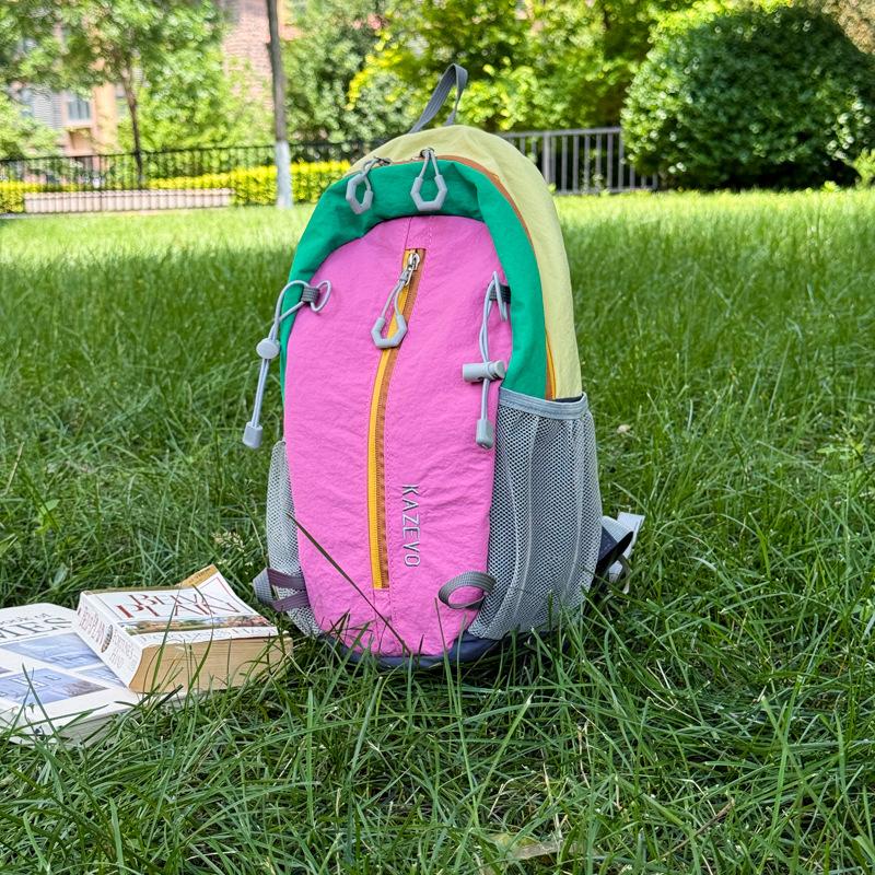 Schoolbag Japanese INS new dopamine series lightweight sports backpack, couple's outdoor hiking energetic hiking bag