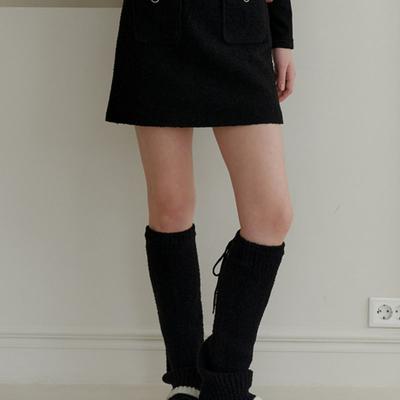 YUPPE COLOR KNIT GUÊTRES_NOIR