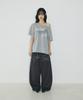 Seulliggeullou Hotfix Oversized Sweatpants [Charcoal]