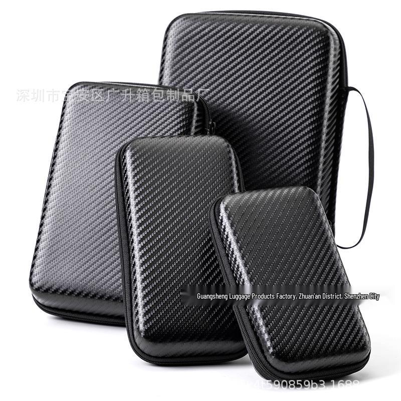 Eva Hard Shell Earphone & Digital Accessories Storage Bag with Zipper - Portable Outdoor Case